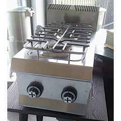 Cucina 2 fuochi a gas da appoggio 35x63
