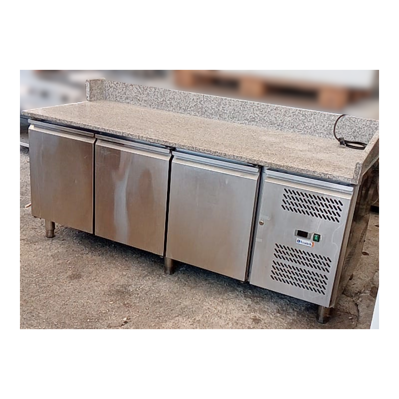 Banco pizza refrigerato 1 porta e 1 cassettiera TVP PZ1610TN 230V 50HZ 150X80