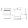 Lavastoviglie / Lavabicchieri Eco 40 cesto 40x40 monofase
