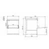 Lavabicchieri Eco 35 cesto 35x35 monofase