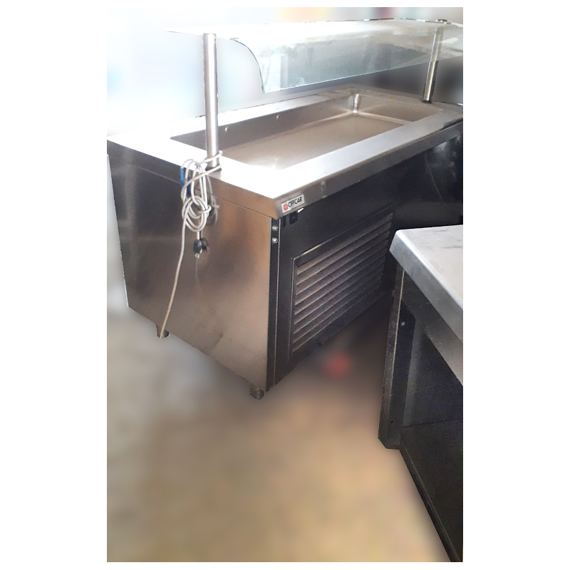 Banchi refrigerati self service completi di mobile sottostante