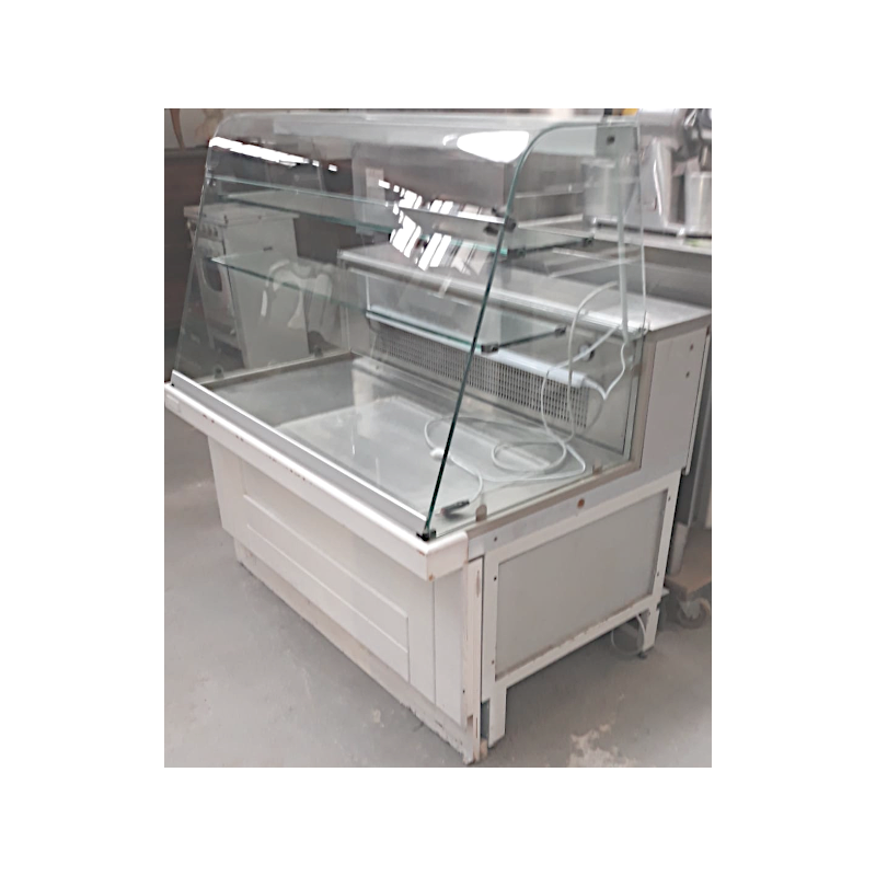 Banco vetrina refrigerato snack bar 1300×85 cm