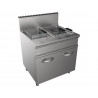 Friggitrice a gas 2 vasche 17+17 lt