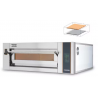 Forno pizza elettrico 6 pizze 1 camera completo di cappa e supporto