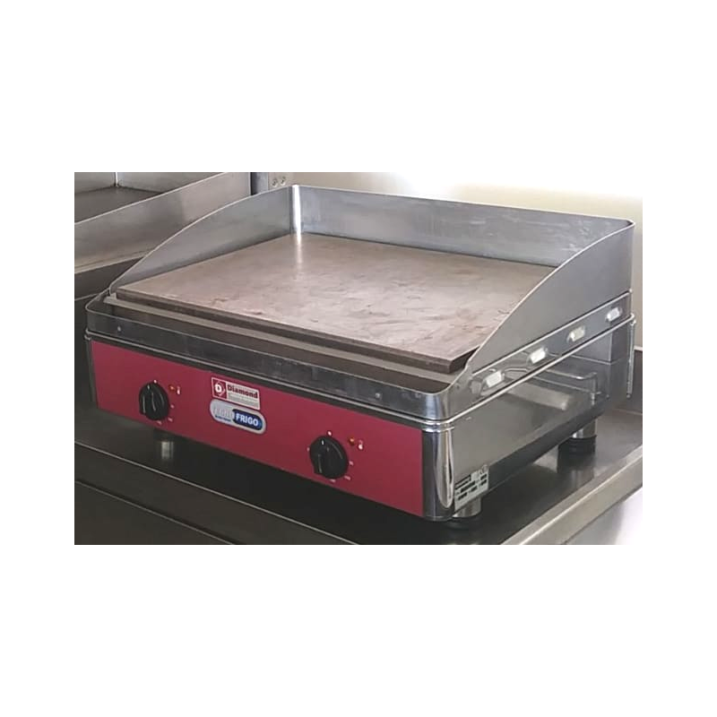 Piastra elettrica da appoggio monofase 4 kw. con piastra in ferro di cm. 55,5x40